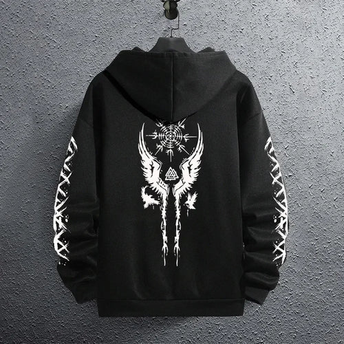 2025 Brand New Black Sweatshirts Autumn Winter Male Daily Casual