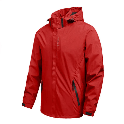 Men's Outdoor Waterproof Raincoat Lightweight Raincoat with Hood