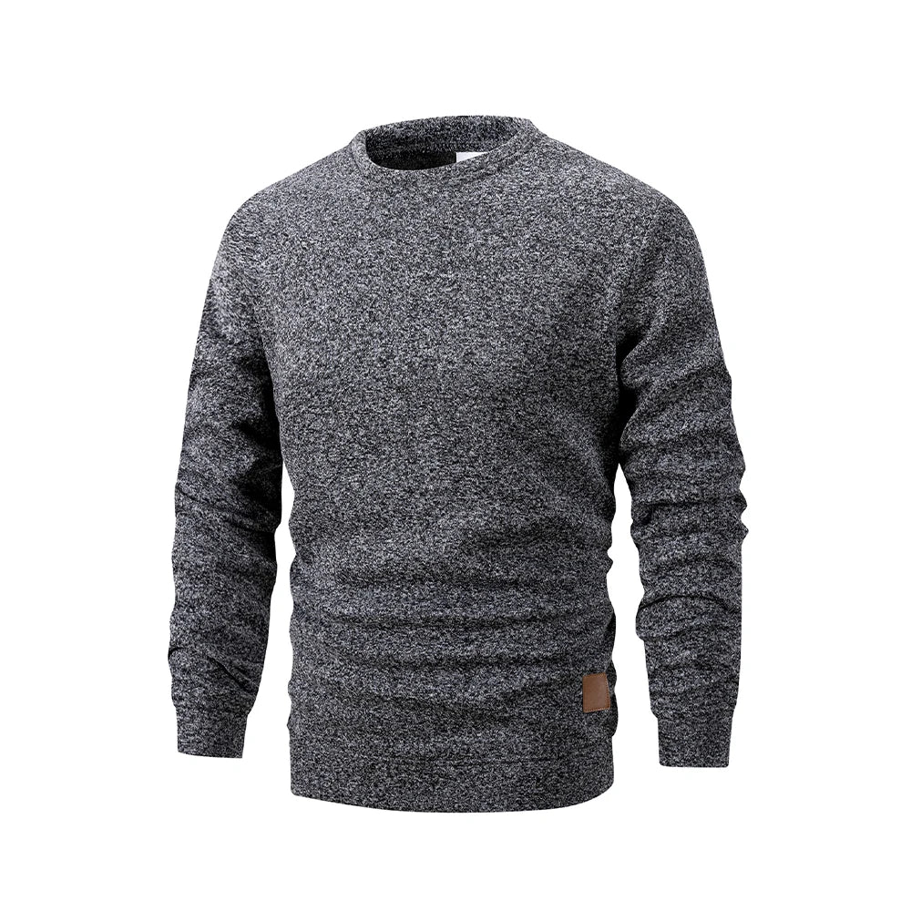 Men's Long Sleeve Sweaters Crew Neck Basic Pullover Shirts Autumn Warm