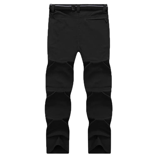 Four sided elastic quick drying pants for men's mountaineering outdoor