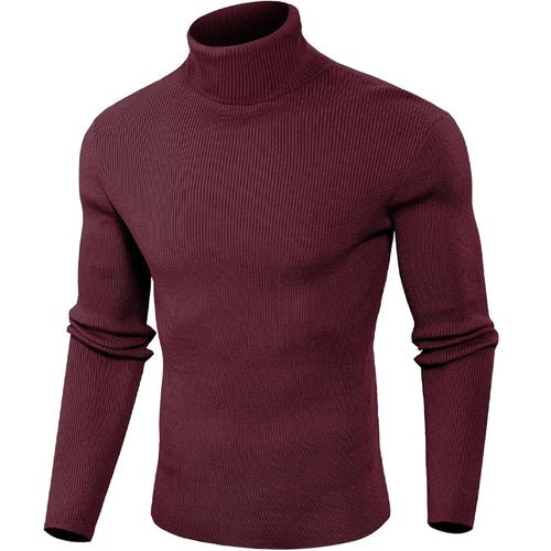 Animal Game Luxury Men's Cold Blouse Casual Sweaters Woolen Turtleneck
