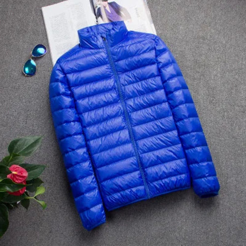New Autumn And Winter Down Jacket Men's Fashion Hooded Super Light