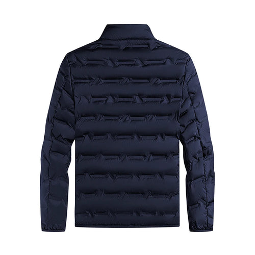 Graphene Self-heating Down Jacket Men Solid Windproof Pleated Down