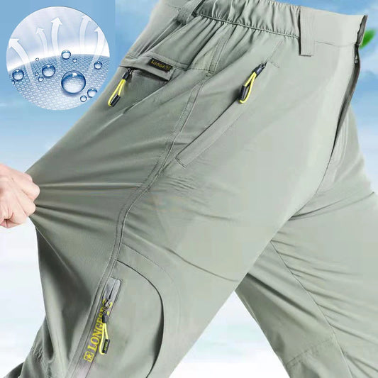 SFABL 5XL Summer Quick Dry Hiking Pants Men Stretch Waterproof