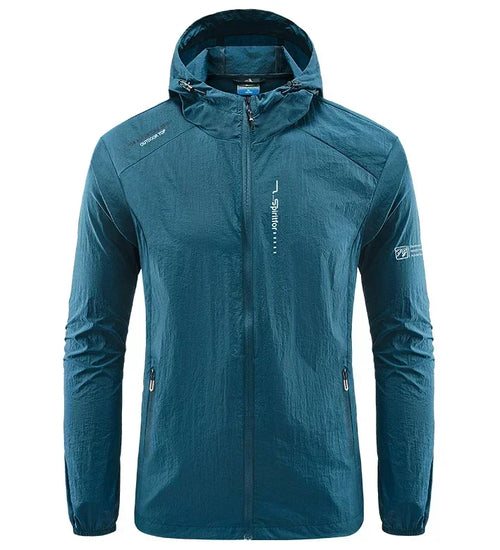 UPF50+ Summer Outdoor Quick Dry Sun-Protective Thin Jacket Men Hiking
