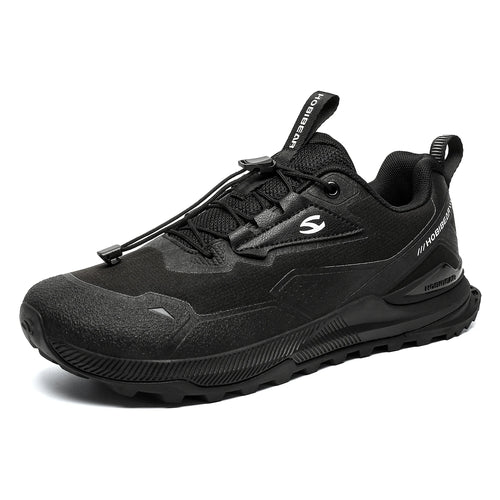 HOBIBEAR Hiking Walking Shoes for Men Women Elastic Band Non Slip
