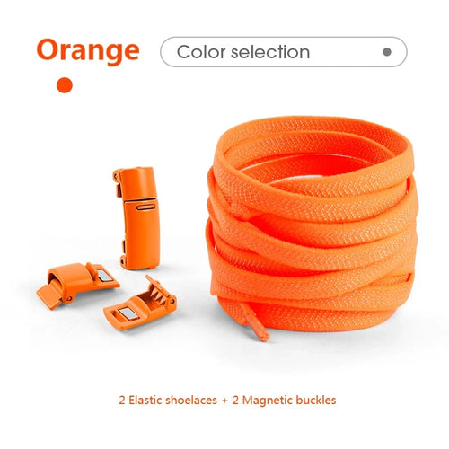 Magnetic Locking Shoelaces without ties Sneakers elastic laces