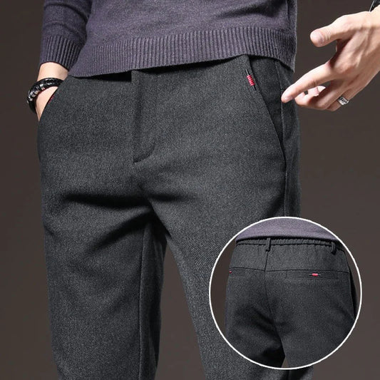 Men's Straight Leg Long Daily Pants Casual Straight Slim Fit Narrow