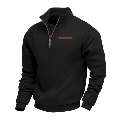 American autumn and winter heavy fleece long-sleeved men's sweater
