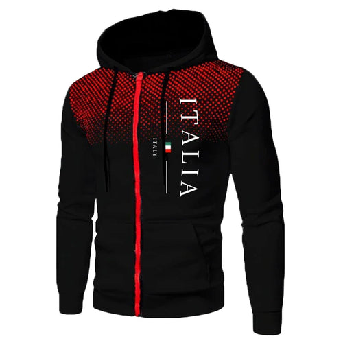 Autumn Winter Popular Men's Tracksuit Zipper Hoodie and Sweatpants