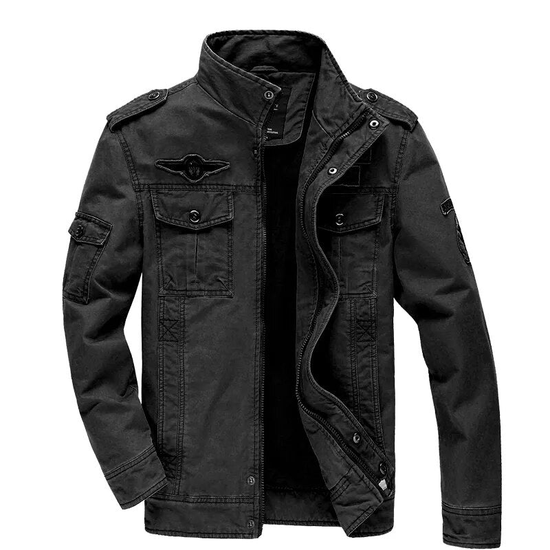 New 2023 Casual Army Military Jacket Men Plus Size M-6XL Jaqueta