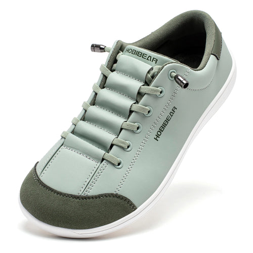 HOBIBEAR Unisex Barefoot Wide Toe Shoes Women Men Artificial Leather