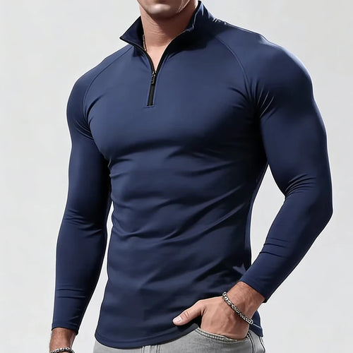 Long Sleeve T Shirt Men Compression Sportswear Male Tshirt Elastic