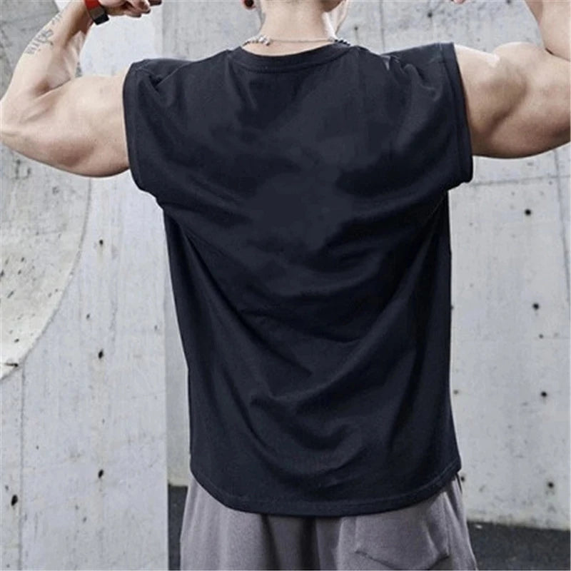 NEW Bodybuilding Sports Tank Tops Men Gyms Fitness Workout Sleeveless