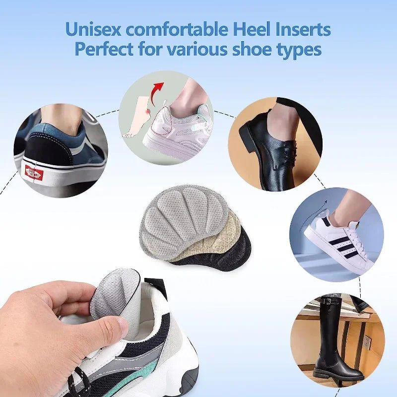 1/2Pair Heel Stickers Insoles Patch Anti-Pain Cushion Pads Heel Care