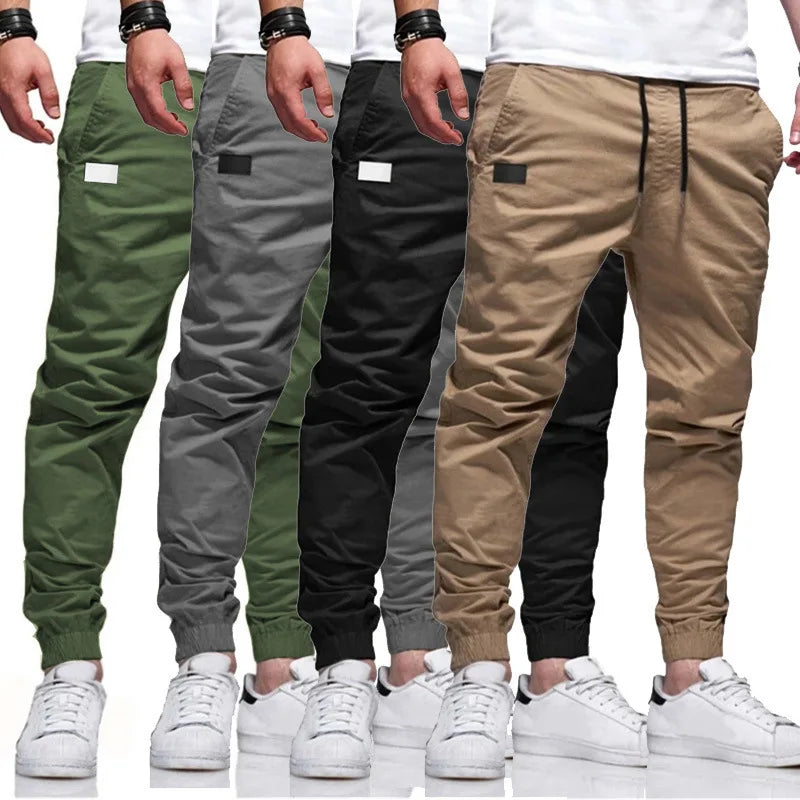 New Men's Casual Sports Pants Sweatpants Male Jogger Cargo Harem
