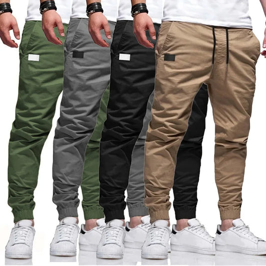New Men's Casual Sports Pants Sweatpants Male Jogger Cargo Harem