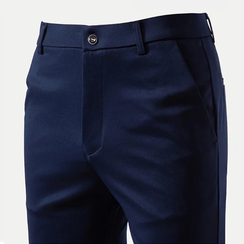 29-42 Men's Summer Thin Fashion Business Casual Suit Pants Long Pants