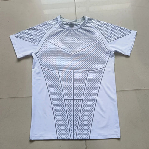 2026 New Men's Compression Quick Dry Skinny Fit Short Sleeve Athletic