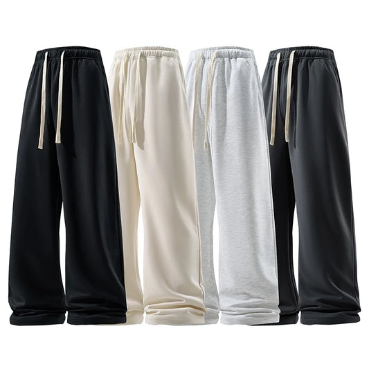 Wide Leg Pant Fashion Causal Breathable Men Sweatpant Male Autumn