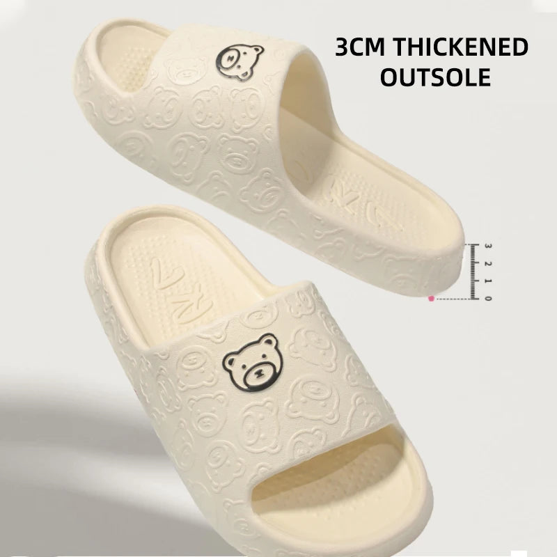 Summer Home Use EVA Slippers for Women Cute Cartoon Design Indoor