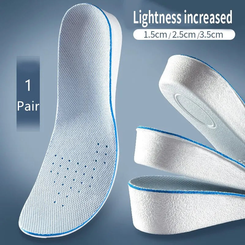 1Pair Invisible Height Increase Insoles for Shoes Breathable