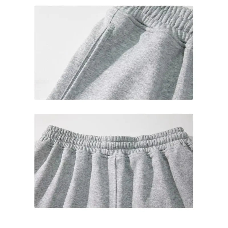 100% Cotton Simple High Street Shorts Men's and Women's Same Summer