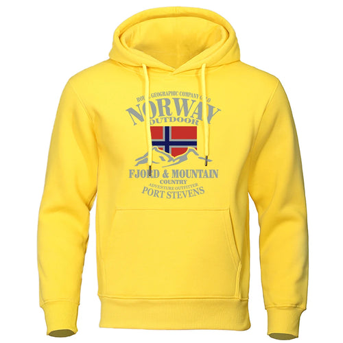 Norway FjordFashion High Quality Hoody Oversize Casual Mountain