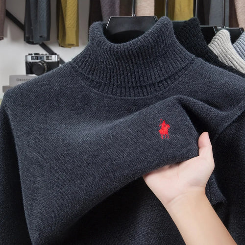 High end brand velvet sweater men's new fashion designer exquisite