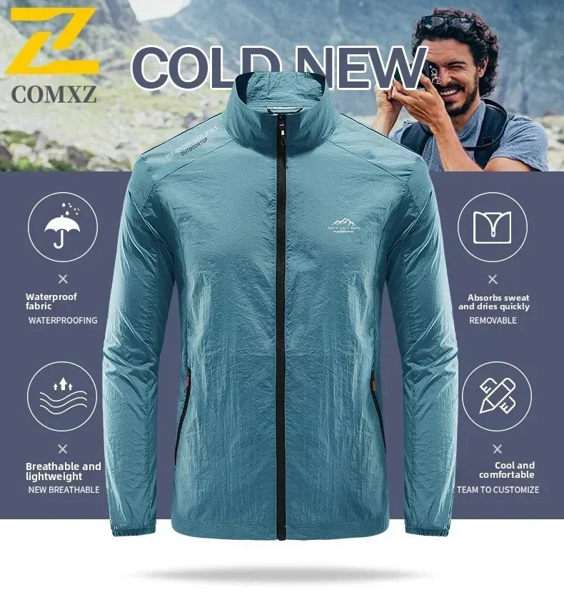 Men UV Sun Protection Jacket Summer Lightweight Breathable Fishing