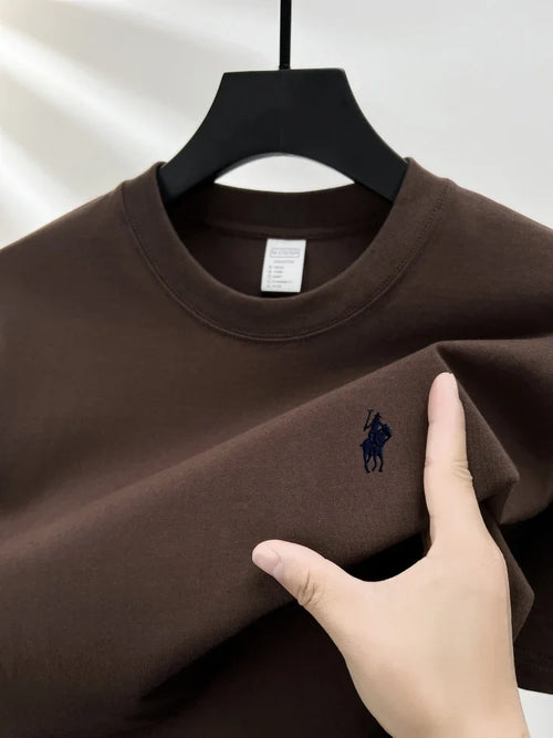 100% pure cotton short sleeve round neck men's T-shirt hot selling