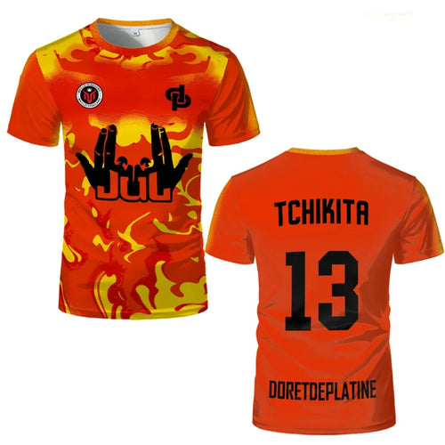 JUL Maillot TOTO Et Ninetta Jersey Men's And Women Trendy Rap Culture