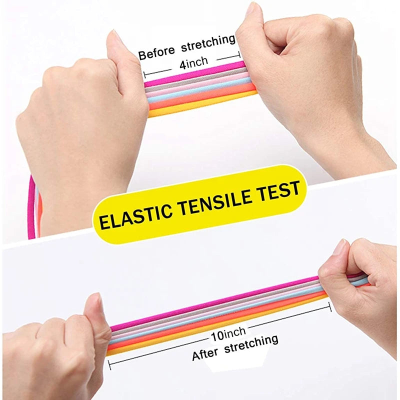 21 Colors No Tie Shoelaces For Sneakers Elastic Shoe Laces Round Metal