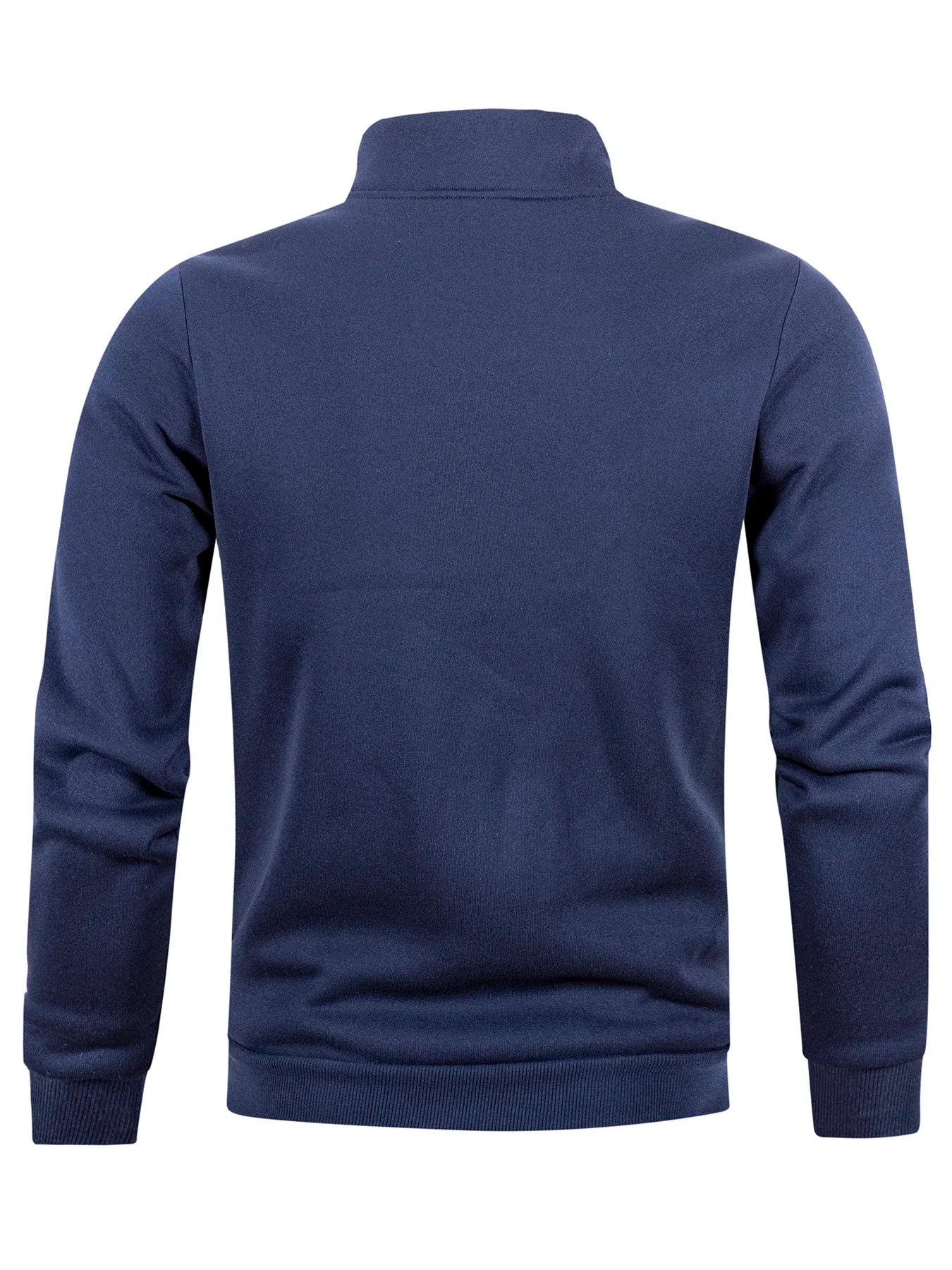 Men's Quarter Zip Up Long SleeveSlim Fit Lightweight Mock Neck