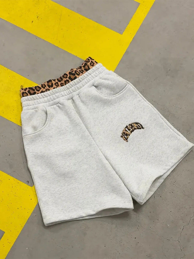 2025 new Y2K trendy high-quality cross-border leopard Embroidered