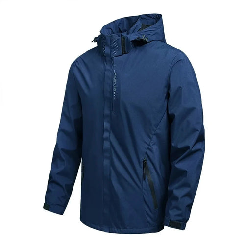 Men's Outdoor Waterproof Raincoat Lightweight Raincoat with Hood