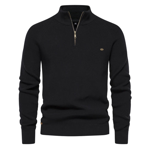 2023 New Autumn Cotton Zipper Cardigans for Men Fashion Casual Social