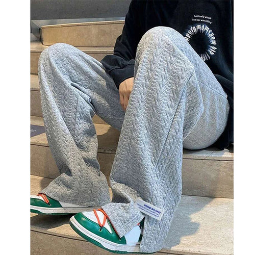 Men's Baggy Pants Sportswear Autumn Winter Male Trousers Gyms Hip Hop