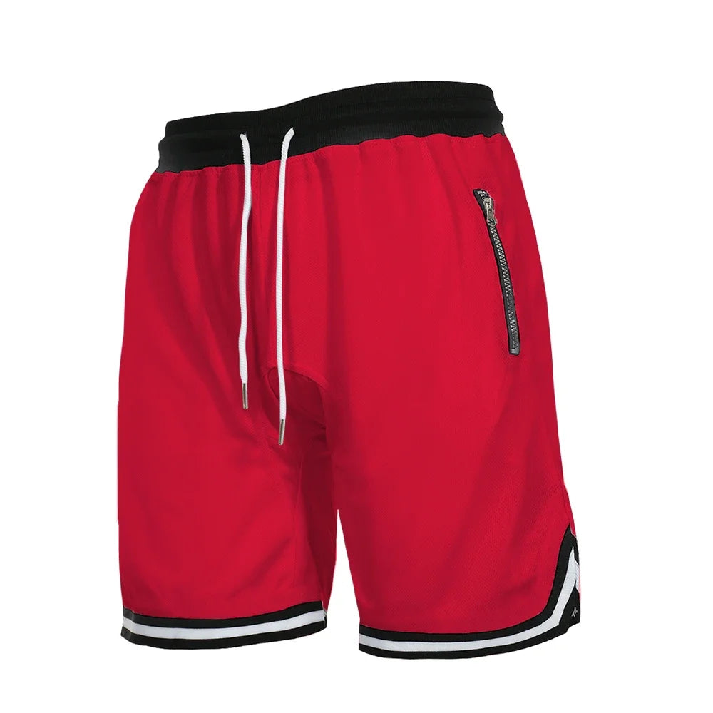 Men's Sports Basketball Shorts Mesh Quick Dry Gym Fitness Shorts