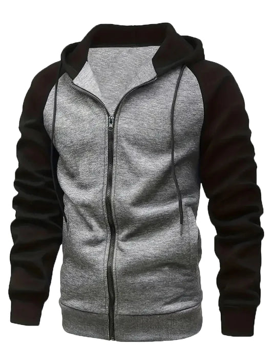 Autumn Winter New Zipper Fleece Hooded Coat Casual Men Women Plus Size