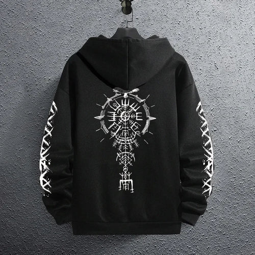 2025 Brand New Black Sweatshirts Autumn Winter Male Daily Casual