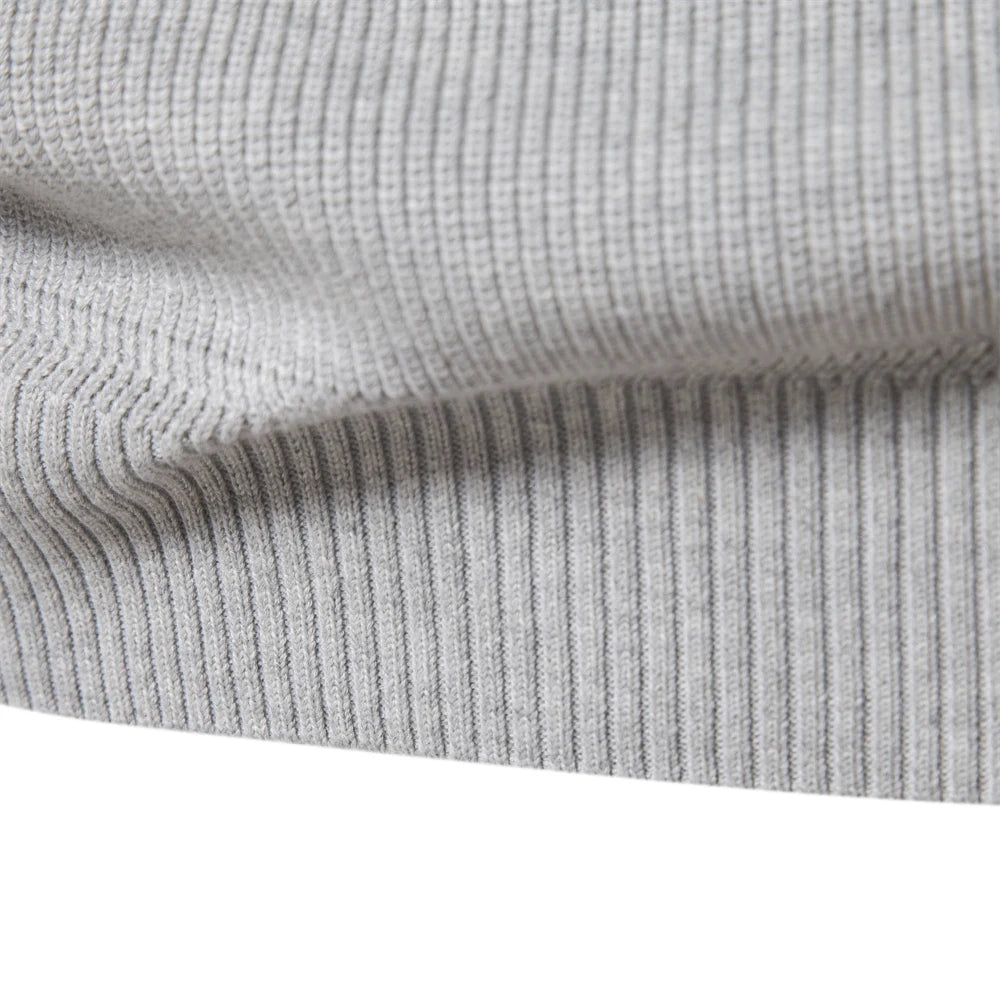 2023 New Autumn Cotton Zipper Cardigans for Men Fashion Casual Social