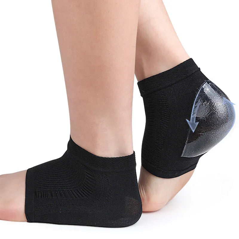 Mesh Gel Silicone Heel Socks Foot Cover Moisturizing Anti-wear