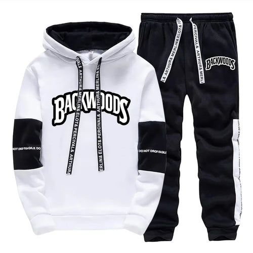 Mens Tracksuit Print Casual Single Piece Sweatshirts Sweatpants Daily