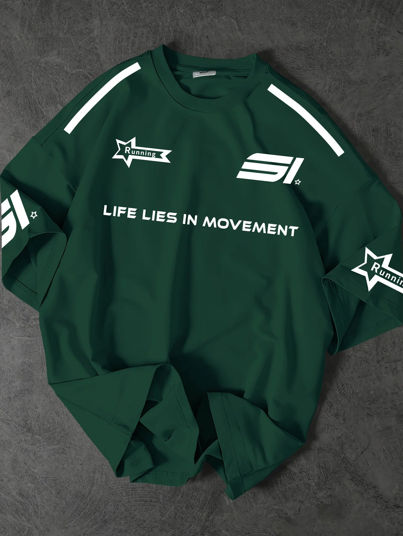 The new men's T-shirt for summer 2025 is a casual sporty breathable