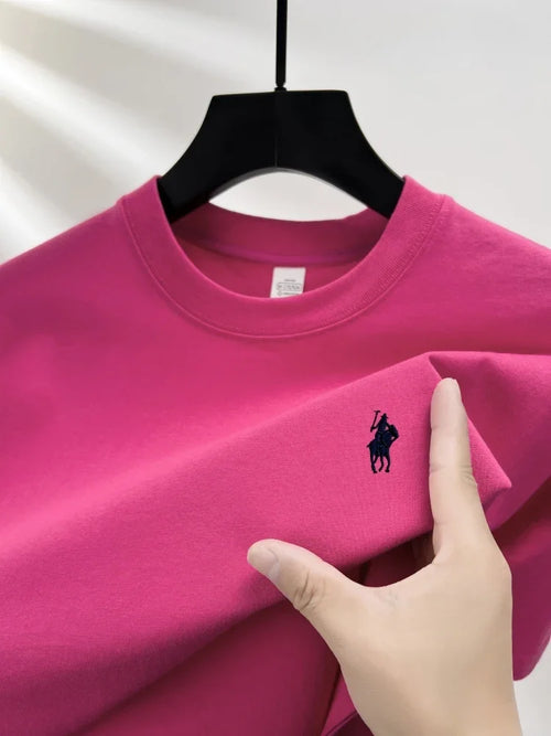 100% pure cotton short sleeve round neck men's T-shirt hot selling
