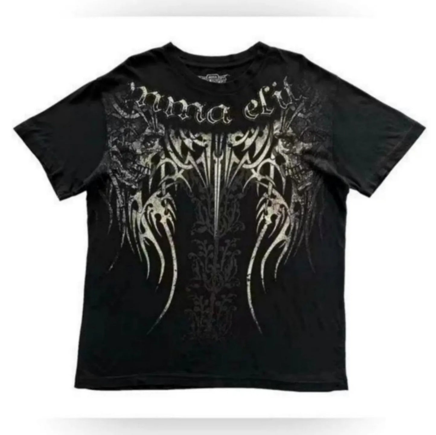 Hot selling new men's summer skull angel wing print comfortable and