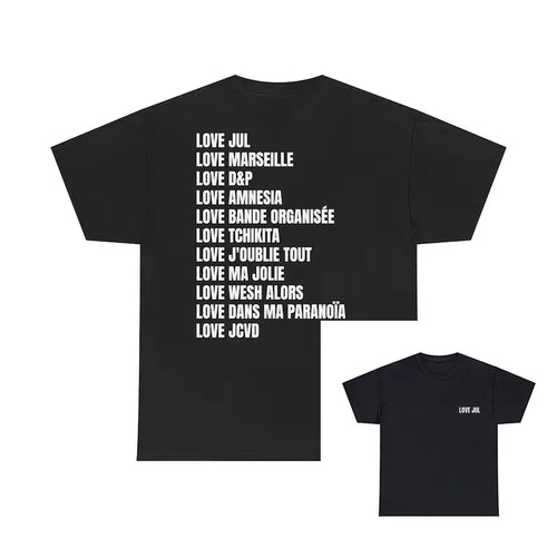 New Maillot Jul T Shirt Summer Cotton Men's Women Top Tee Short Sleeve