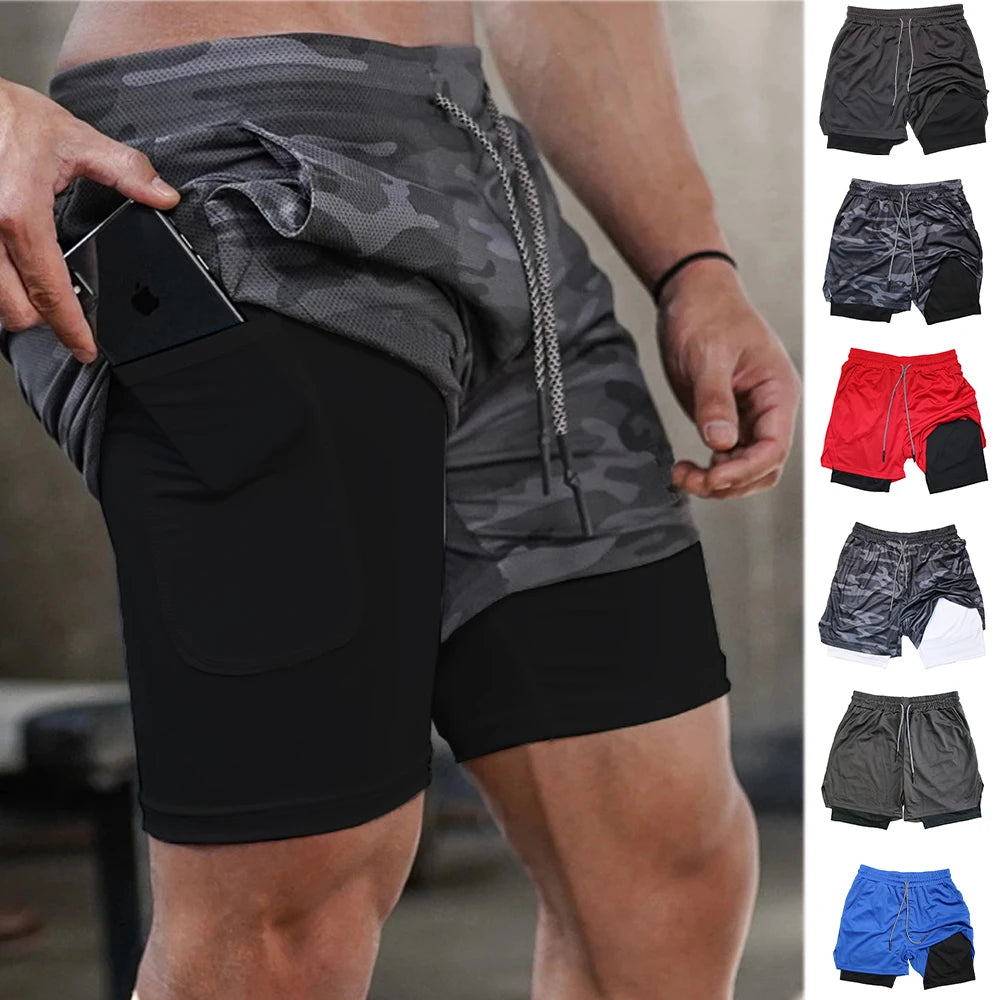 Men's Multi-Pocket Shorts Fitness Sports Shorts Casual Beach Workout