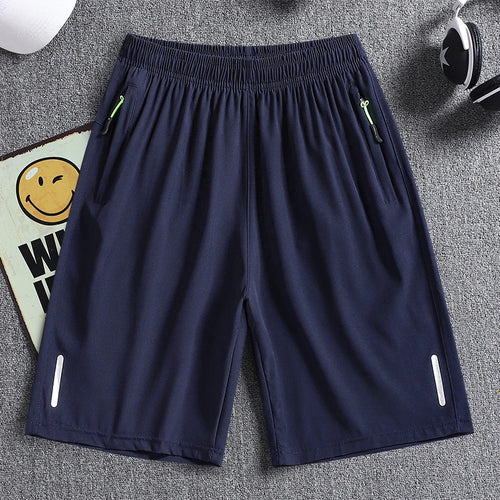 New Fashion Sports Shorts Men Elastic Waist Shorts Male Breathable